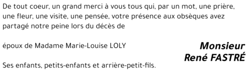 René FASTRE