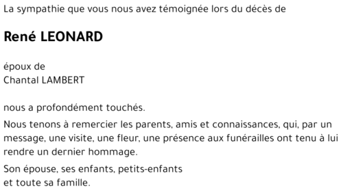René LEONARD