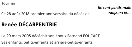 Renée DECARPENTRIE