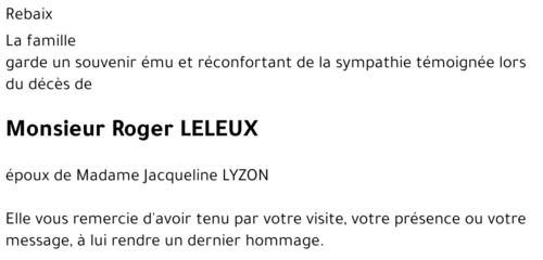 Roger LELEUX