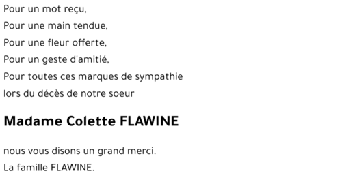 Colette FLAWINE