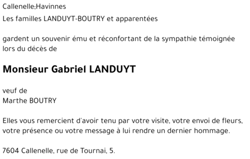Gabriel LANDUYT