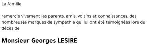 Georges LESIRE