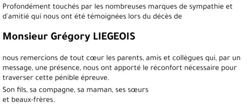 Grégory LIEGEOIS 