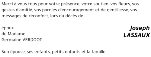 Joseph LASSAUX