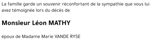 Léon MATHY