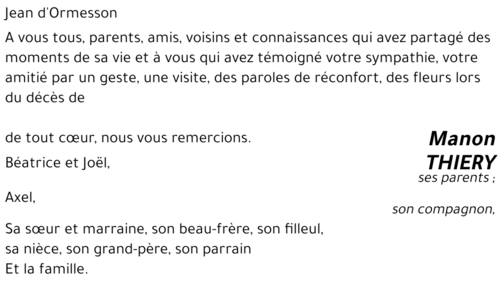 Manon THIERY 