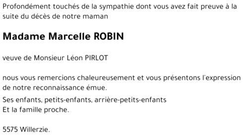 Marcelle ROBIN
