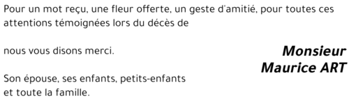 Maurice ART