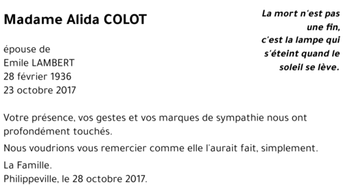 Alida COLOT