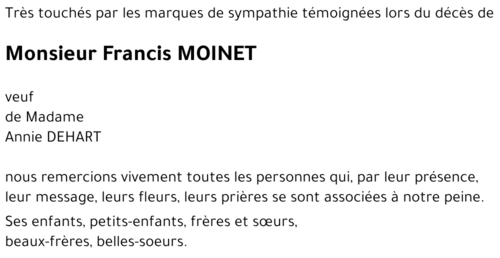 Francis MOINET