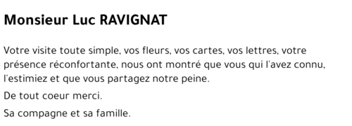 Luc RAVIGNAT
