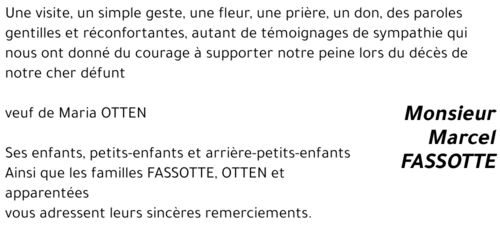 Marcel FASSOTTE