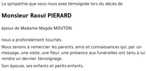 Raoul PIERARD