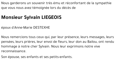 Sylvain LIEGEOIS