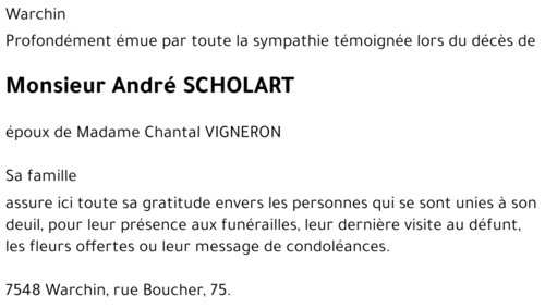André SCHOLART