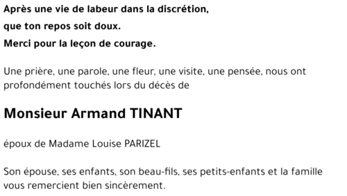 Armand TINANT