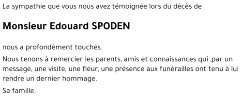 Edouard SPODEN