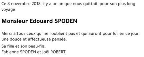Edouard SPODEN