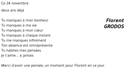 Florent GRODOS