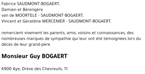 Guy BOGAERT