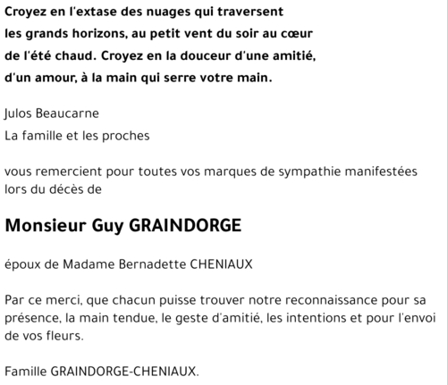 Guy GRAINDORGE