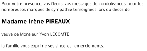 Irène PIREAUX