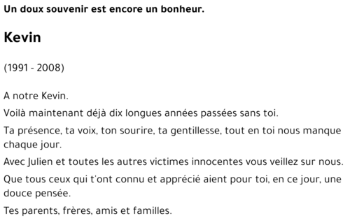 Kevin -