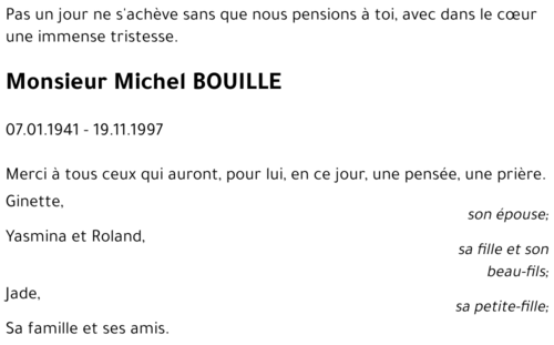 Michel BOUILLE