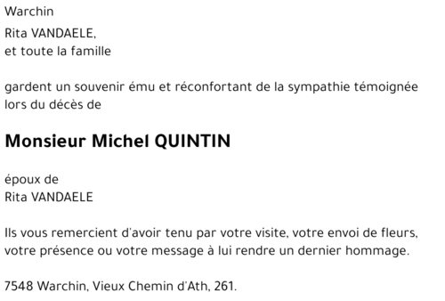 Michel QUINTIN