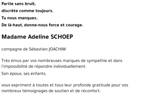 Adeline SCHOEP