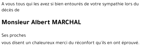 Albert MARCHAL