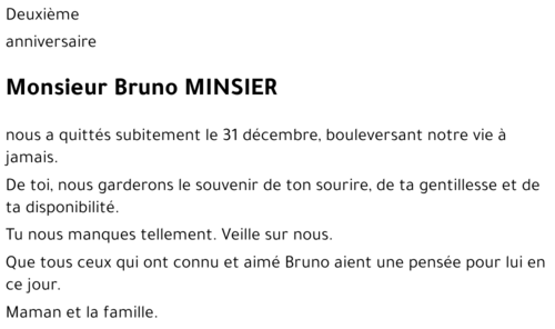 Bruno MINSIER