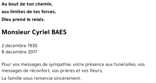 Cyriel BAES