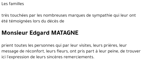 Edgard MATAGNE