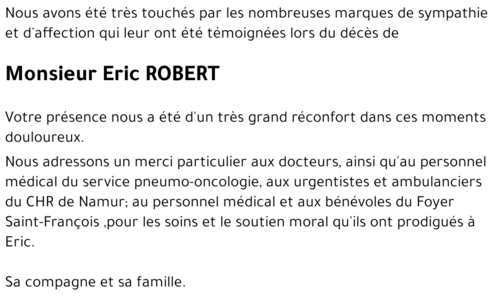 Eric ROBERT