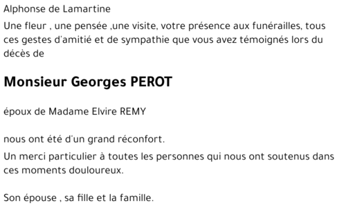 Georges PEROT