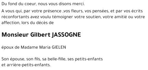 Gilbert JASSOGNE