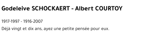 Godeleive - Albert SCHOCKAERT - COURTOY