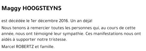 Maggy HOOGSTEYNS