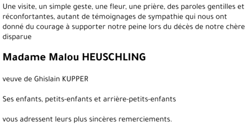Malou HEUSCHLING
