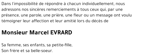 Marcel EVRARD