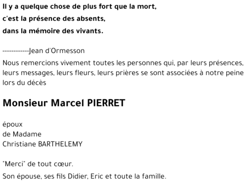 Marcel PIERRET