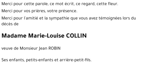 Marie-Louise COLLIN