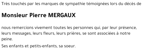 Pierre MERGAUX