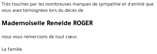 Renelde ROGER