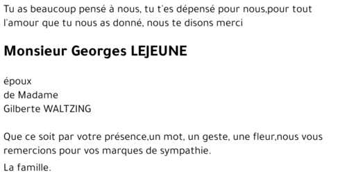 Georges LEJEUNE