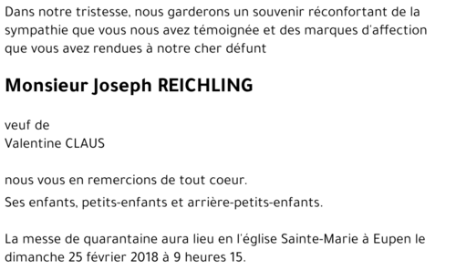 Joseph REICHLING