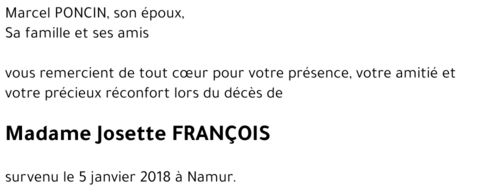 Josette FRANÇOIS