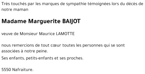 Marguerite BAIJOT